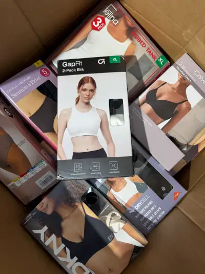 Mix Cajas Mujer Costco – Ropa Interior y Deportiva (Sets) (200 Uds)