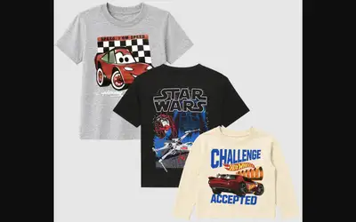 Lote de liquidación: TODDLER / YOUTH ASSORTED LICENSED T-SHIRTS (IR) ASST - CARTOONS (50 Uds)